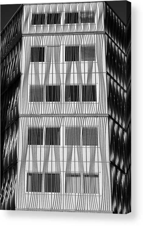 Vienna Acrylic Print featuring the photograph "electricity House" by Hemmo Plas
