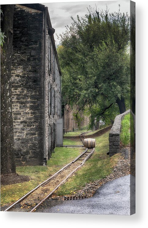 Woodford Reserve Acrylic Print featuring the photograph Rolling on Down the Line by Susan Rissi Tregoning