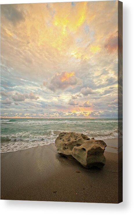 Seascape Acrylic Print featuring the photograph Sea and Sky by Steve DaPonte