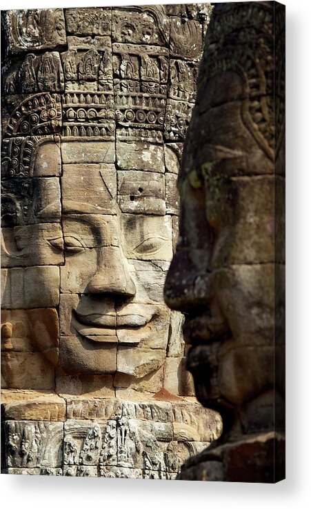 Tranquility Acrylic Print featuring the photograph Smiling For Centuries by (c) Daniel Braun