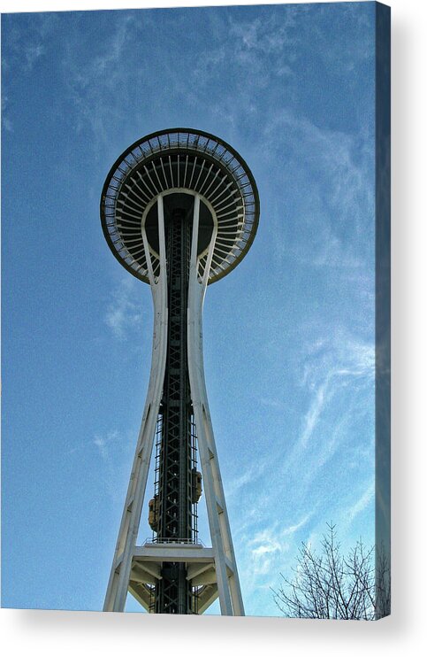 Seattle Acrylic Print featuring the photograph Space Needle, Seattle by Segura Shaw Photography