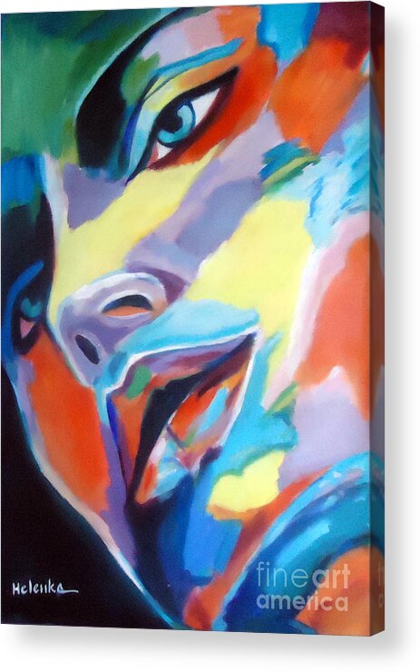 Art Portraits For Sale Acrylic Print featuring the painting Spellbound by Helena Wierzbicki