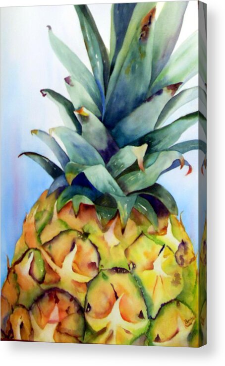 Fruit Acrylic Print featuring the painting Straighten Your Crown by Beth Fontenot