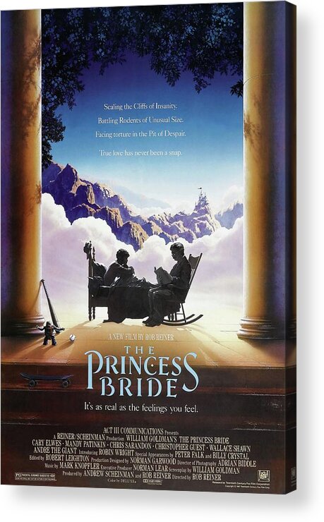 1980s Acrylic Print featuring the photograph The Princess Bride -1987-. by Album