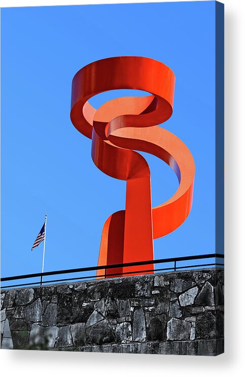 Texas Acrylic Print featuring the photograph Torch of Freindship by Phil Cardamone