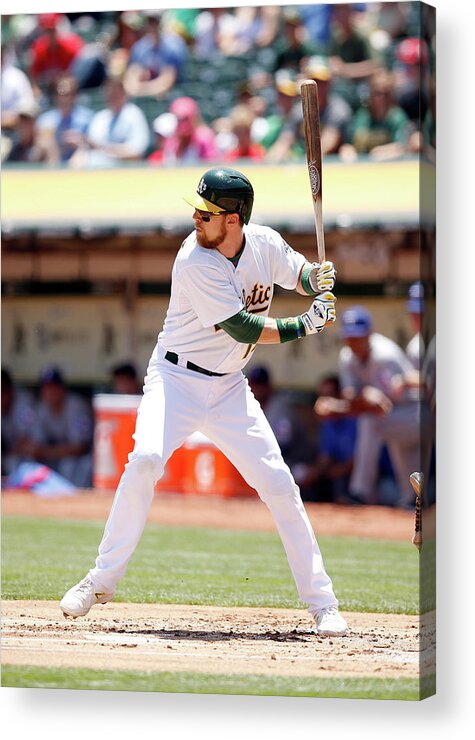 People Acrylic Print featuring the photograph Ben Zobrist by Ezra Shaw