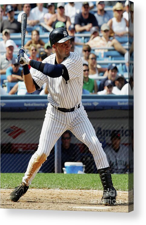 People Acrylic Print featuring the photograph Derek Jeter #1 by Jim Mcisaac
