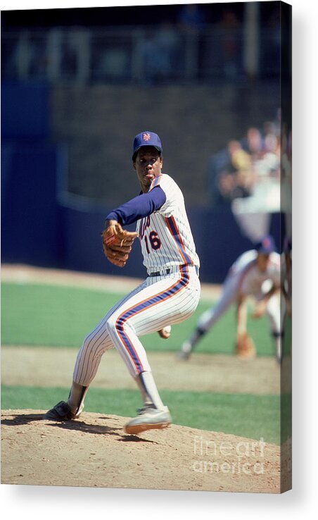 Dwight Gooden Acrylic Print featuring the photograph Dwight Gooden #1 by Rich Pilling