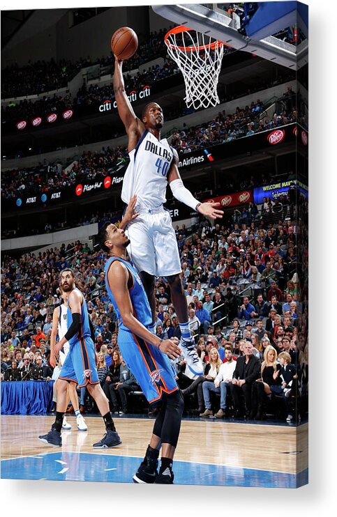 Nba Pro Basketball Acrylic Print featuring the photograph Harrison Barnes by Glenn James