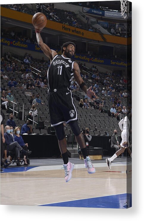 Kyrie Irving Acrylic Print featuring the photograph Kyrie Irving by Glenn James