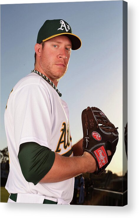 Media Day Acrylic Print featuring the photograph Sean Doolittle by Christian Petersen