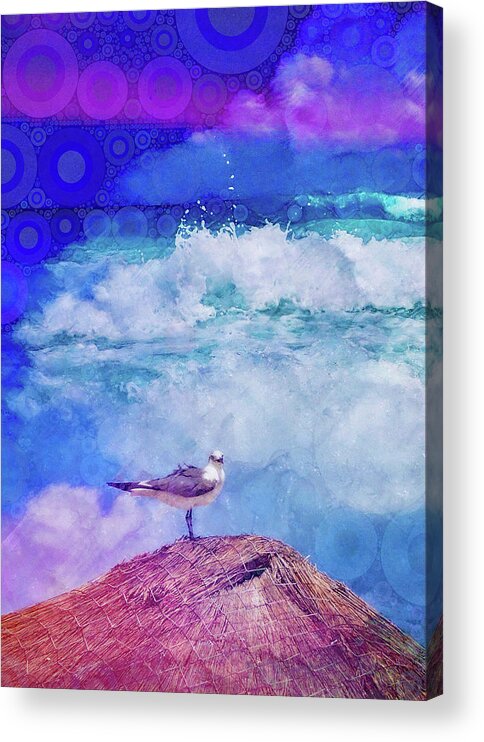The Watcher Acrylic Print featuring the digital art The Watcher by Skip Hunt