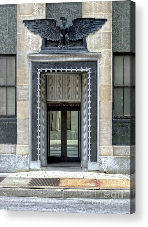 Architecture Acrylic Print featuring the photograph The U.S. Appraisers Stores Building by Walter Neal