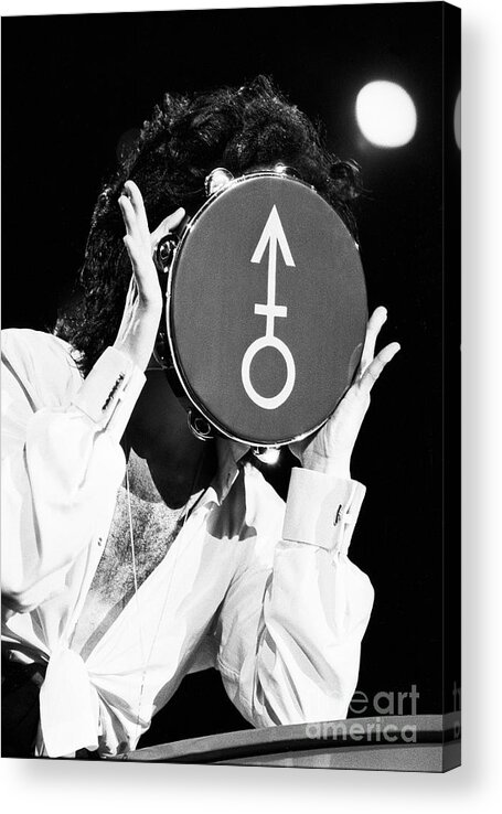 Singer Acrylic Print featuring the photograph Prince #12 by Concert Photos