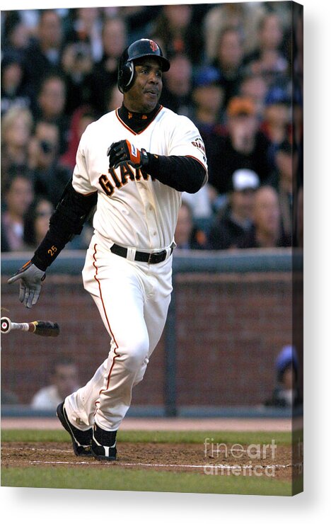 California Acrylic Print featuring the photograph Barry Bonds #2 by Kirby Lee