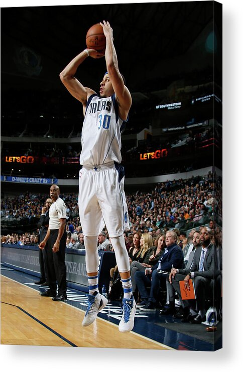 Nba Pro Basketball Acrylic Print featuring the photograph Seth Curry by Danny Bollinger