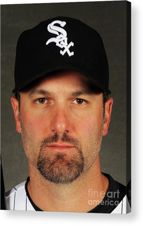 Media Day Acrylic Print featuring the photograph Paul Konerko #3 by Jamie Squire