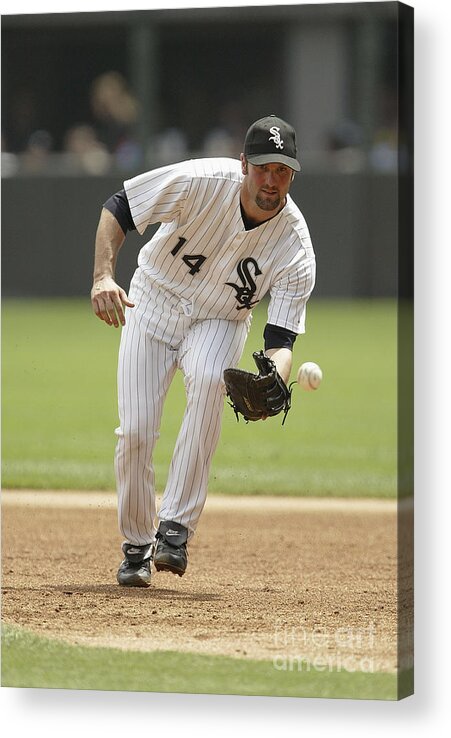 American League Baseball Acrylic Print featuring the photograph Paul Konerko #3 by Ron Vesely