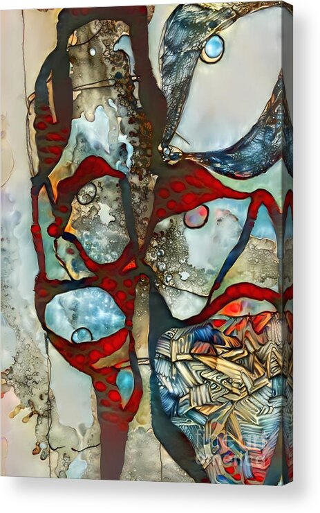 Contemporary Art Acrylic Print featuring the digital art 73 by Jeremiah Ray