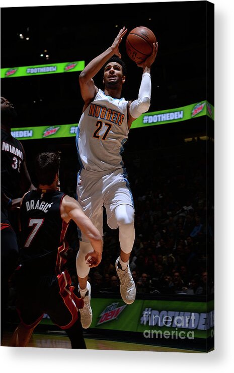 Jamal Murray Acrylic Print featuring the photograph Jamal Murray #8 by Bart Young