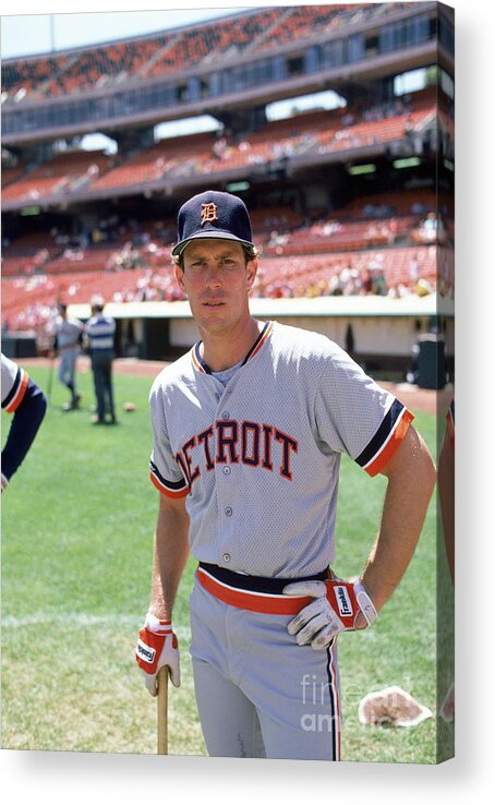 1980-1989 Acrylic Print featuring the photograph Alan Trammell by Michael Zagaris