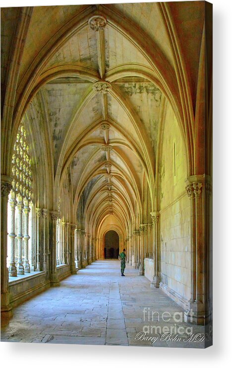 Architecture Acrylic Print featuring the photograph Batalha museum, portugal by Barry Bohn