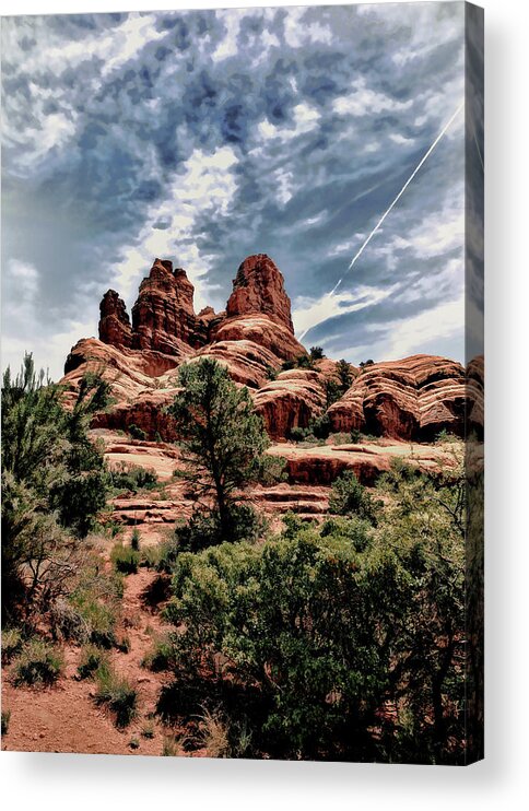 Bell Rock Acrylic Print featuring the photograph Bell Rock Vortex by Jim Hill