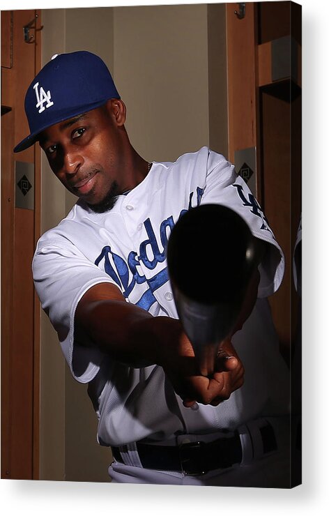 Media Day Acrylic Print featuring the photograph Chone Figgins by Christian Petersen