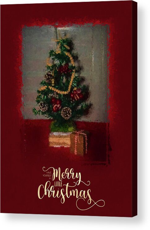 Holiday Acrylic Print featuring the photograph Christmas Card 0884 by Cathy Kovarik