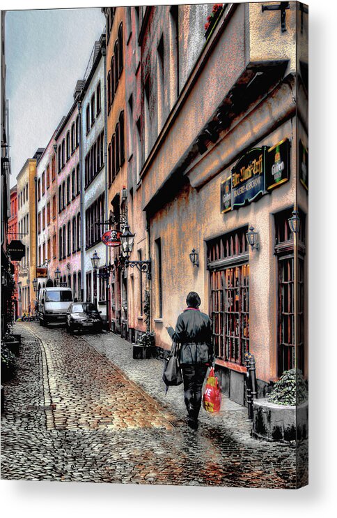 Cologne Acrylic Print featuring the photograph Cologne Alstadt by Jim Hill