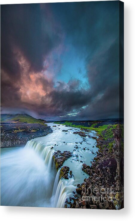 Cloud Acrylic Print featuring the photograph Dark Water by Inge Johnsson