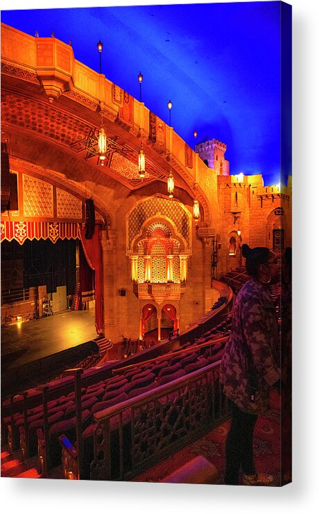 Marietta Georgia Acrylic Print featuring the photograph Fox Theater Auditorium by Tom Singleton