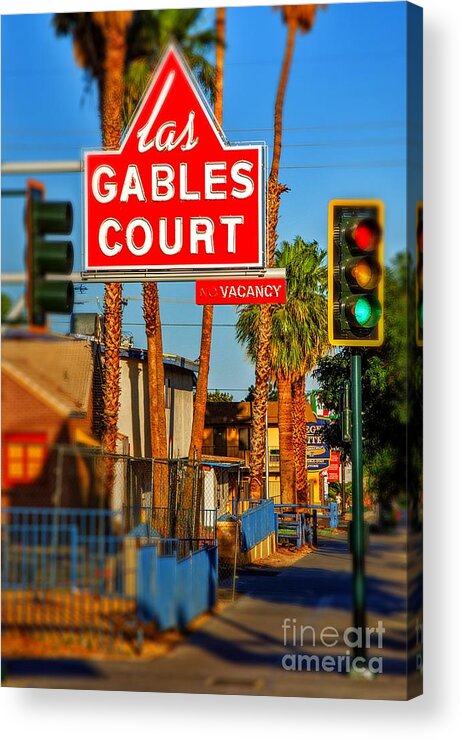  Acrylic Print featuring the photograph Gables Court by Rodney Lee Williams