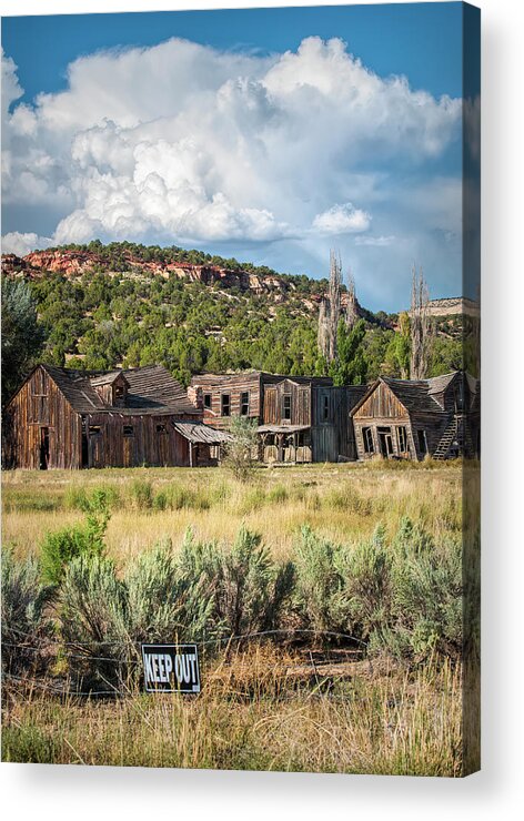 Tv Acrylic Print featuring the photograph Gunsmoke Movie Set by Ginger Stein