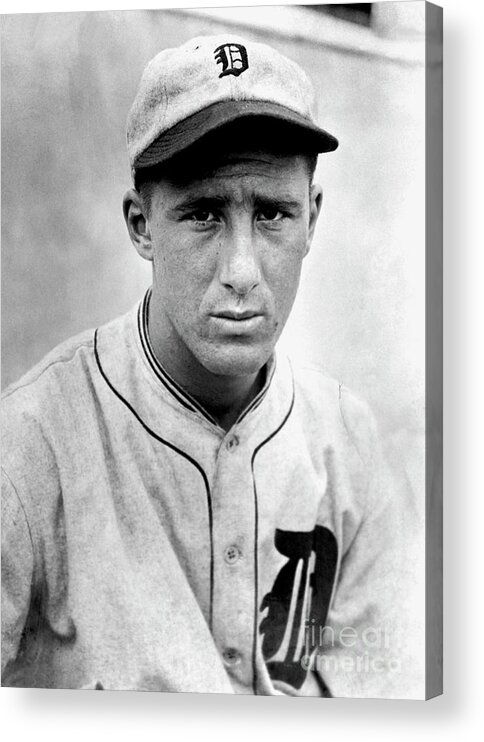 American League Baseball Acrylic Print featuring the photograph Hank Greenberg by National Baseball Hall Of Fame Library