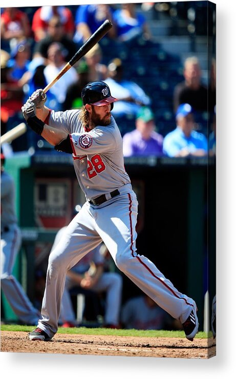 American League Baseball Acrylic Print featuring the photograph Jayson Werth by Jamie Squire