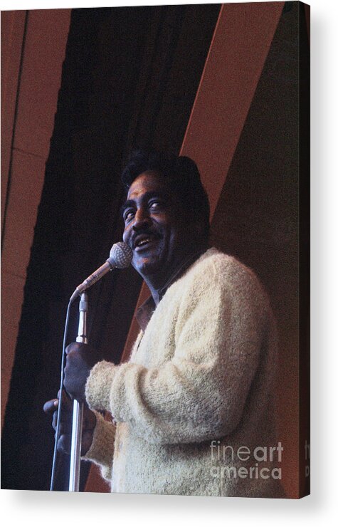 Jimmy Witherspoon Acrylic Print featuring the photograph Jimmy Witherspoon B307 by Robert K Blaisdell