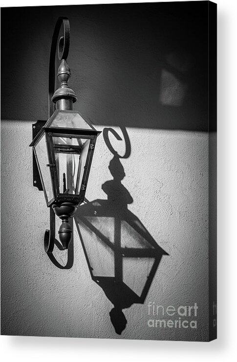 America Acrylic Print featuring the photograph Lantern Reflection by Inge Johnsson