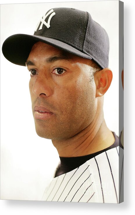 Media Day Acrylic Print featuring the photograph Mariano Rivera by Nick Laham