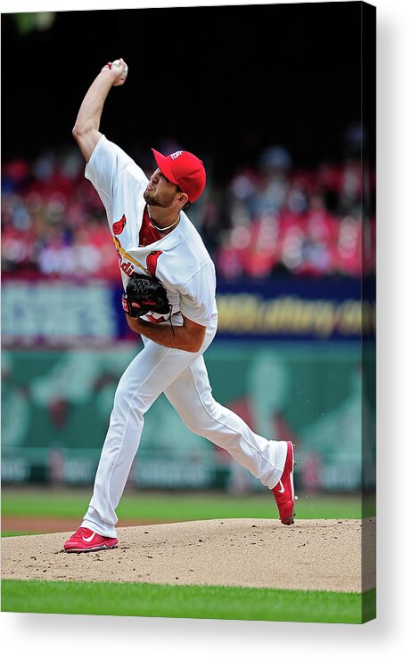 St. Louis Cardinals Acrylic Print featuring the photograph Michael Wacha by Jeff Curry