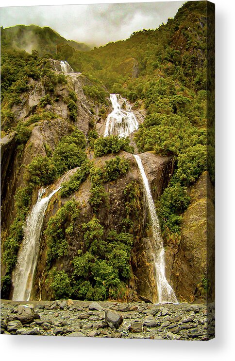 Milford Sound Acrylic Print featuring the photograph The Otherworldly Milford Sound New Zealand by Leslie Struxness