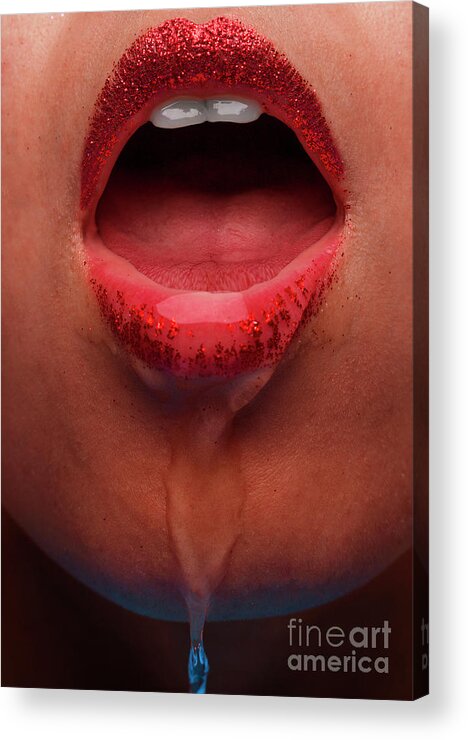 Mouth Acrylic Print featuring the photograph Mouth Watering... by Marco Crupi
