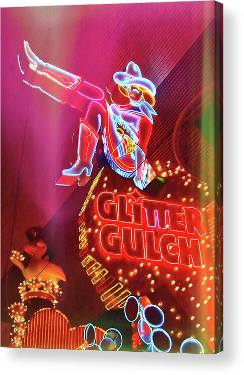 Nevada Acrylic Print featuring the photograph Old School Vegas by Jamart Photography