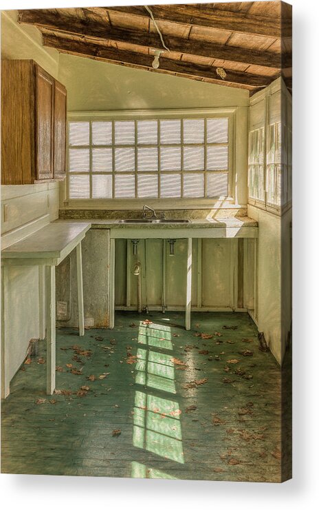 Kitchen Acrylic Print featuring the photograph Once the Hub of Summer Fun by Marcy Wielfaert