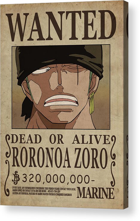 Roronoa Zoro one piece | Art Board Print