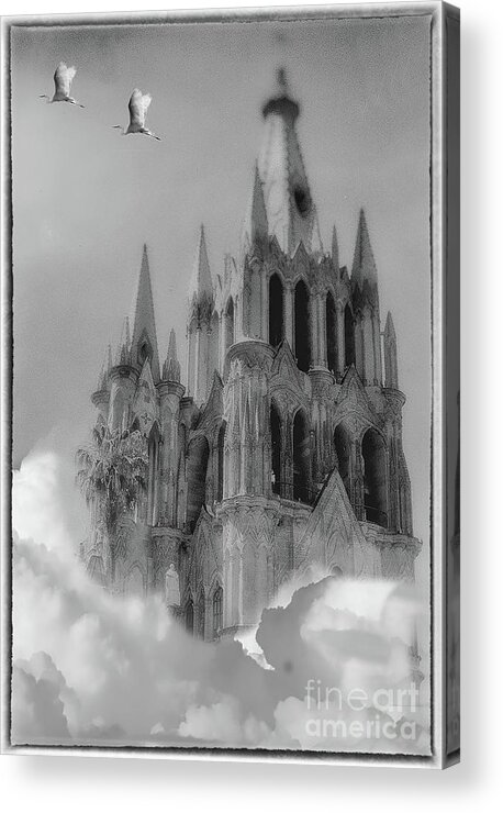 Church Acrylic Print featuring the photograph Paroquia Rising by Barry Weiss