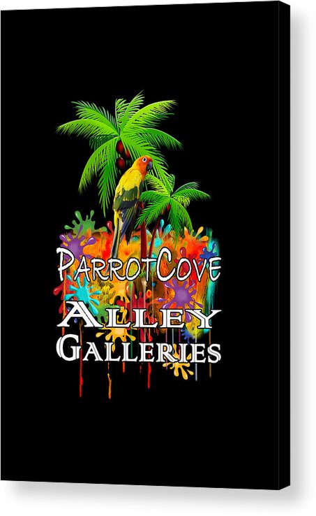 Parrot Acrylic Print featuring the photograph Parrot Cove PNG by Debra and Dave Vanderlaan