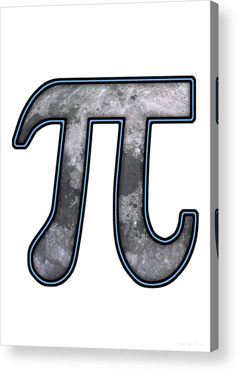 Moon Pi Acrylic Print featuring the photograph Pi - Food - Moon Pie by Mike Savad