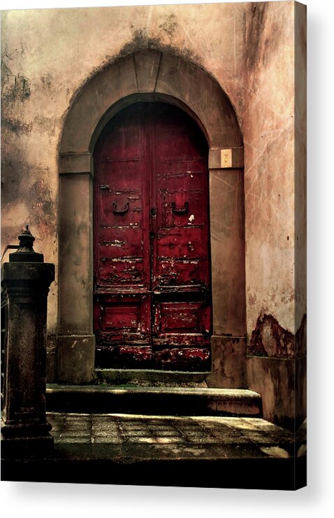 Door Acrylic Print featuring the photograph Porta Barga by Pepper Pepper