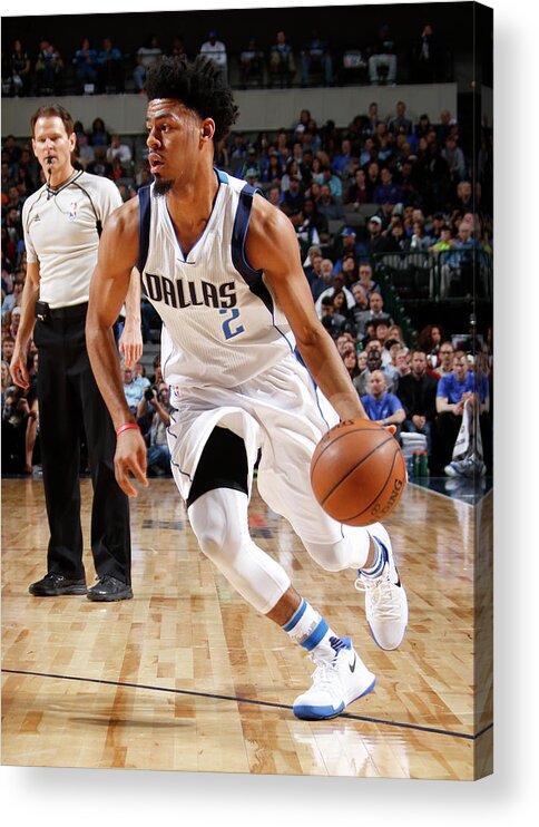Nba Pro Basketball Acrylic Print featuring the photograph Quinn Cook by Danny Bollinger